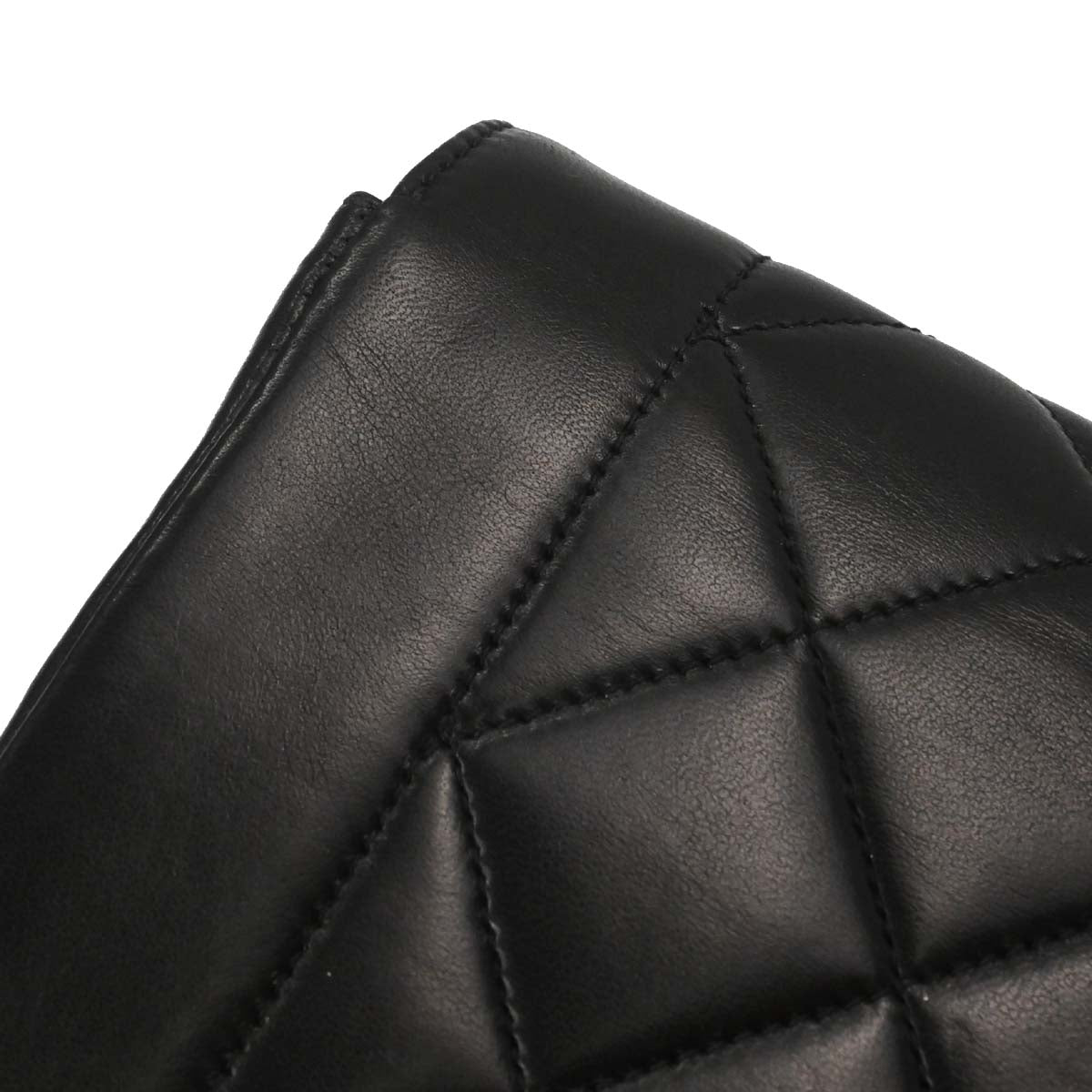 Chanel Black Lambskin Small Diana Shoulder Bag