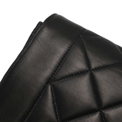 Chanel Black Lambskin Small Diana Shoulder Bag