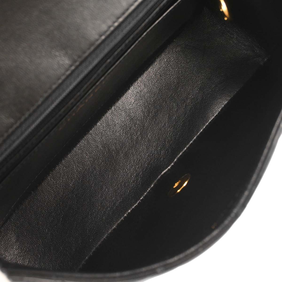 Chanel Black Lambskin Small Diana Shoulder Bag