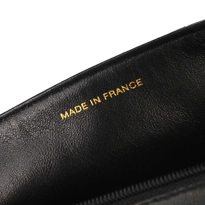 Chanel Black Lambskin Small Diana Shoulder Bag