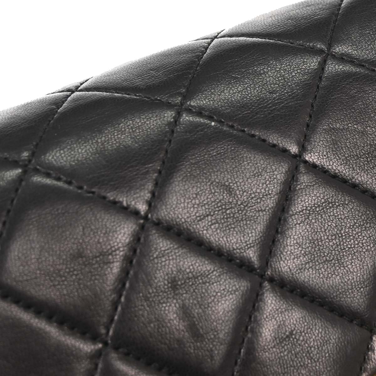 Chanel Black Lambskin Turnlock Mini Full Flap Shoulder Bag