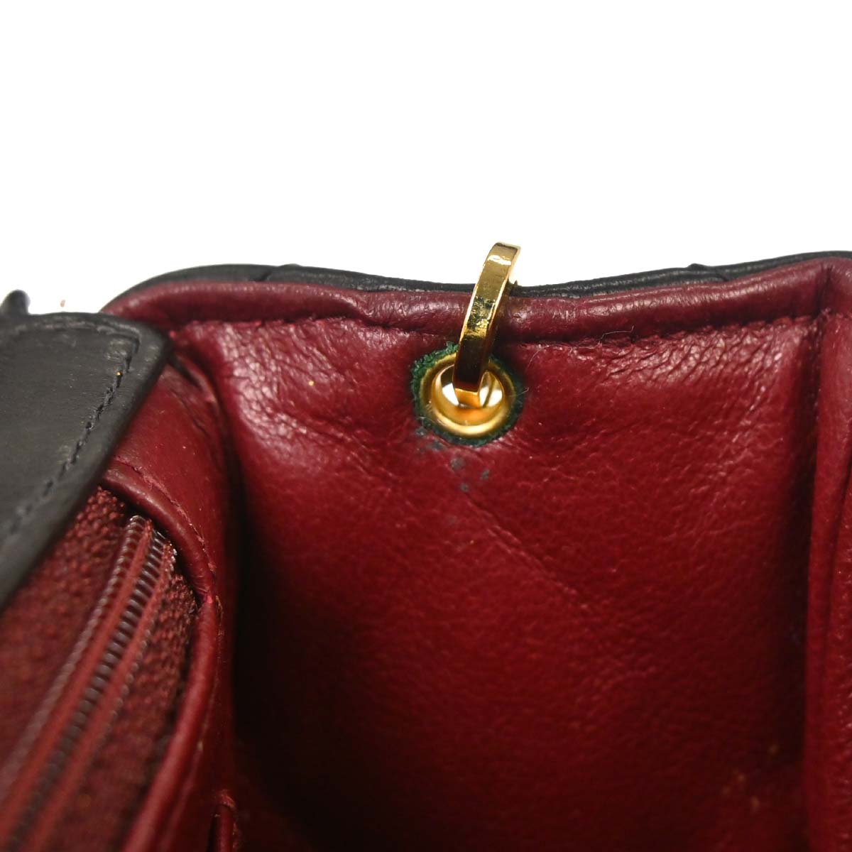 Chanel Black Lambskin Straight Flap Shoulder Bag