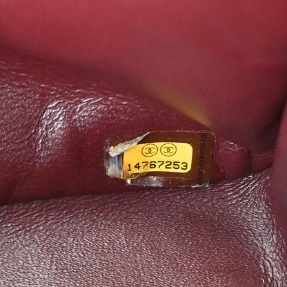 Chanel Black Caviar Skin Jumbo Classic Double Flap Shoulder Bag