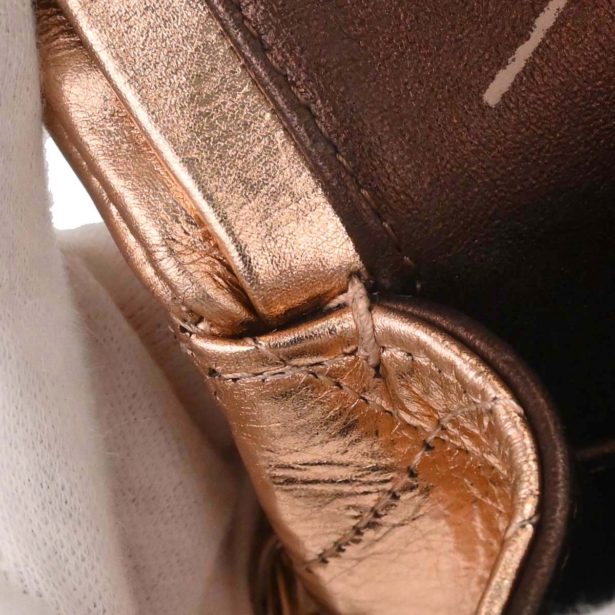 Chanel Metallic Gold Lambskin Medium Classic Double Flap Shoulder Bag