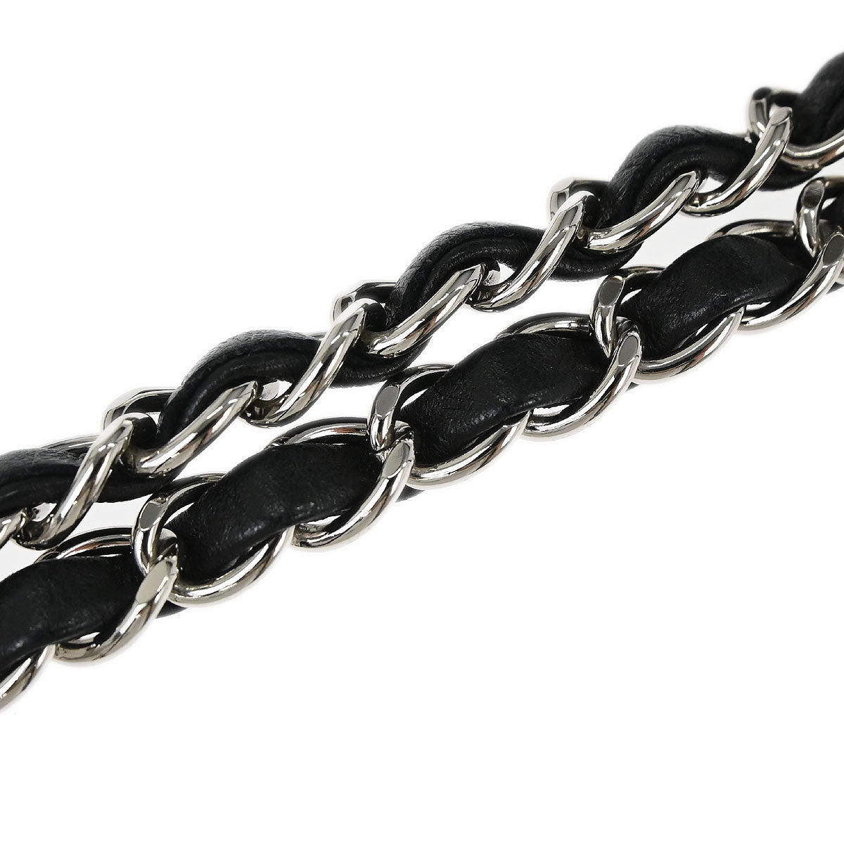 Chanel Black Satin Airline Medium Classic Double Flap Shoulder Bag