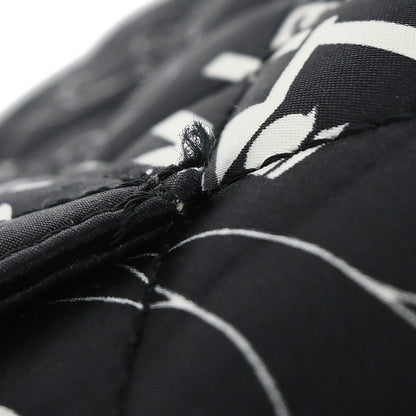 Chanel Black Satin Airline Medium Classic Double Flap Shoulder Bag