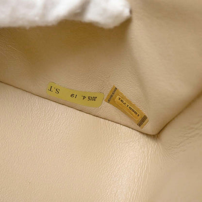 Chanel 2013-2014 Beige Caviar Jumbo Classic Double Flap Shoulder Bag