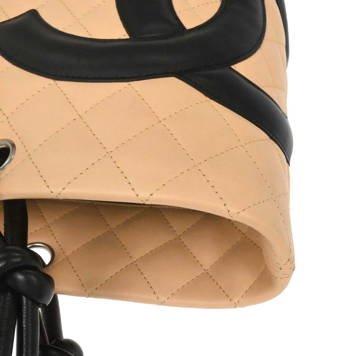 Chanel Beige Calfskin Cambon Ligne Tote Handbag