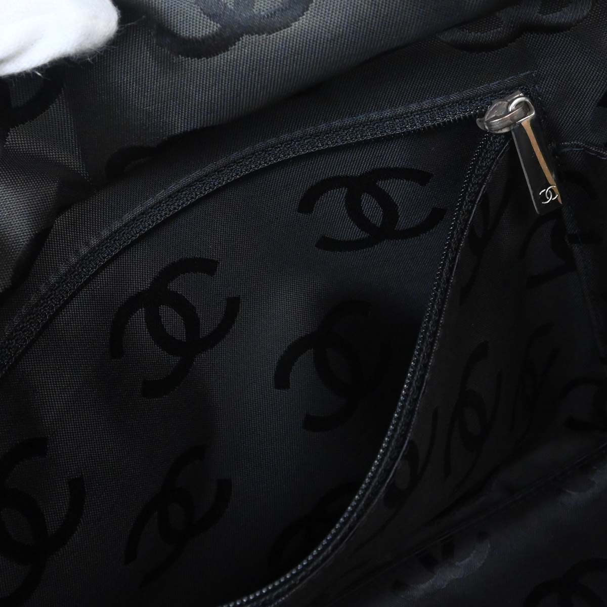 Chanel Beige Calfskin Cambon Ligne Tote Handbag
