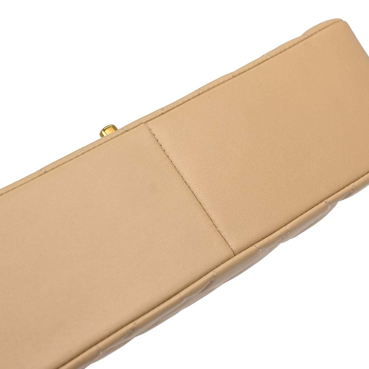 Chanel Beige Lambskin Medium Diana Shoulder Bag