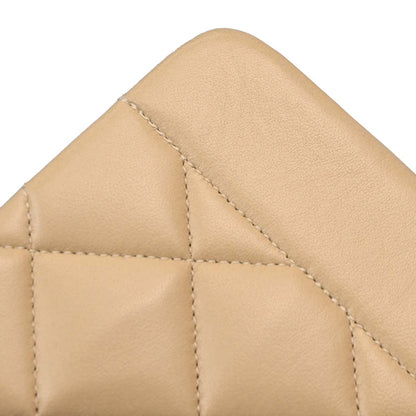 Chanel Beige Lambskin Medium Diana Shoulder Bag