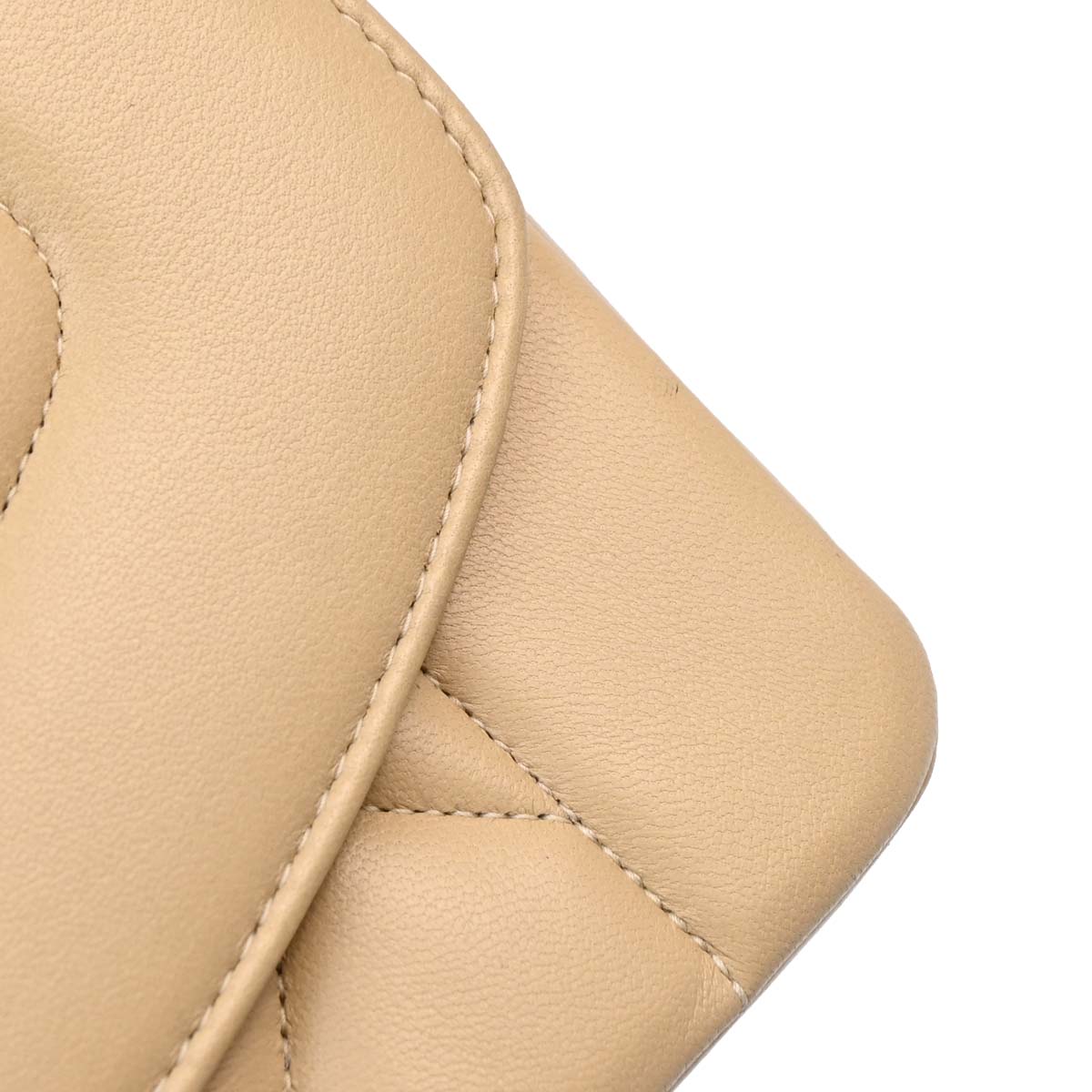 Chanel Beige Lambskin Medium Diana Shoulder Bag