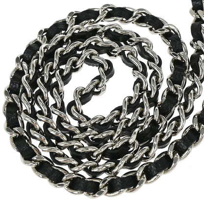 Chanel 2012 Black Caviar Skin Chevron WOC Wallet on Chain Bag