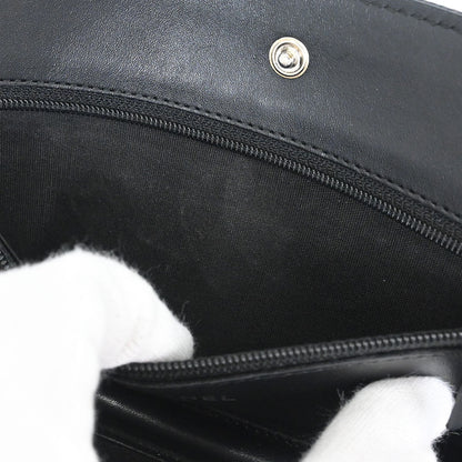 Chanel 2014 Black Caviar Timeless WOC Wallet on Chain Bag