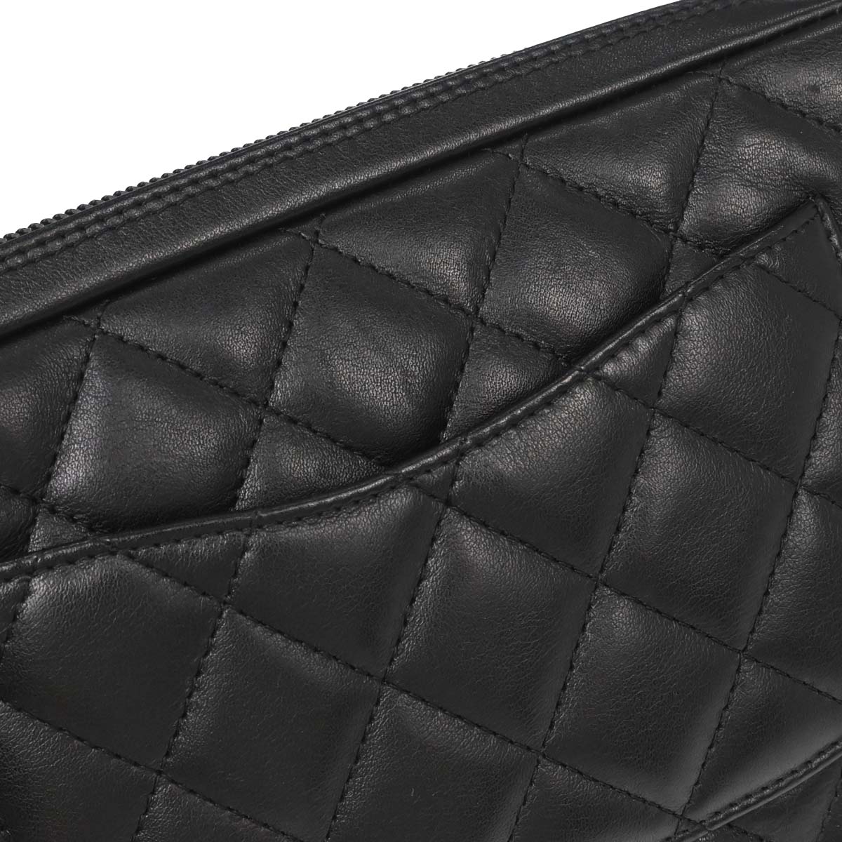 Chanel Black Calfskin Cambon Ligne Handbag