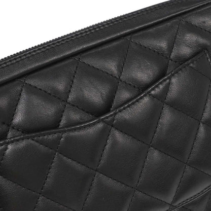 Chanel Black Calfskin Cambon Ligne Handbag