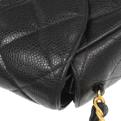 Chanel Black Caviar Skin Handbag