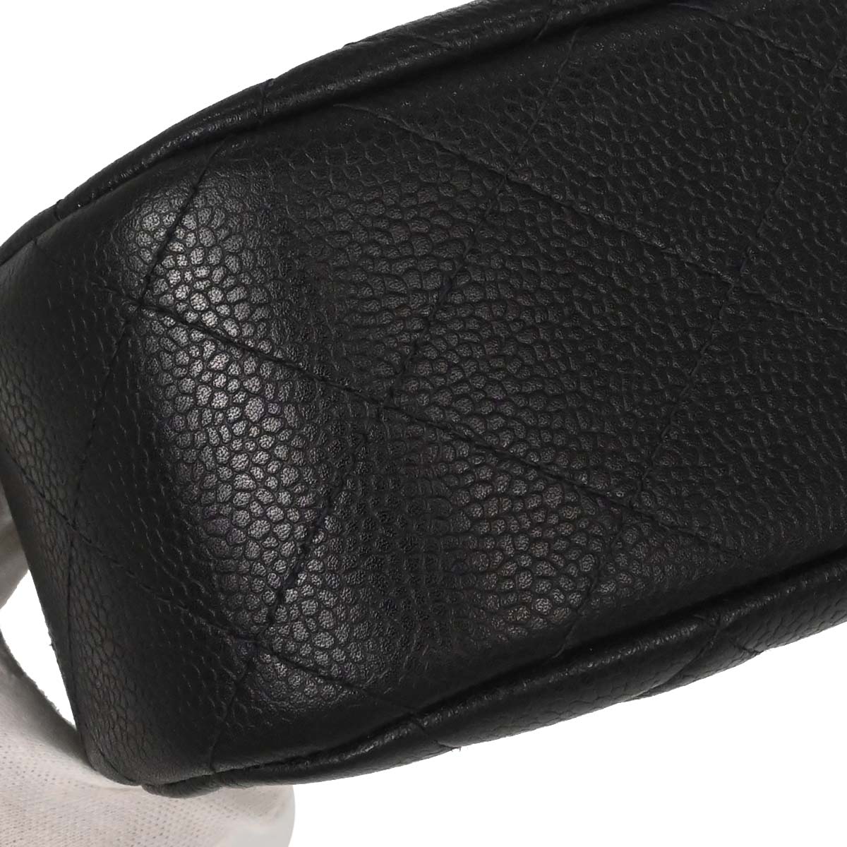 Chanel Black Caviar Skin Handbag