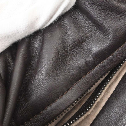Bottega Veneta Brown Lambskin Intrecciato Shoulder Bag