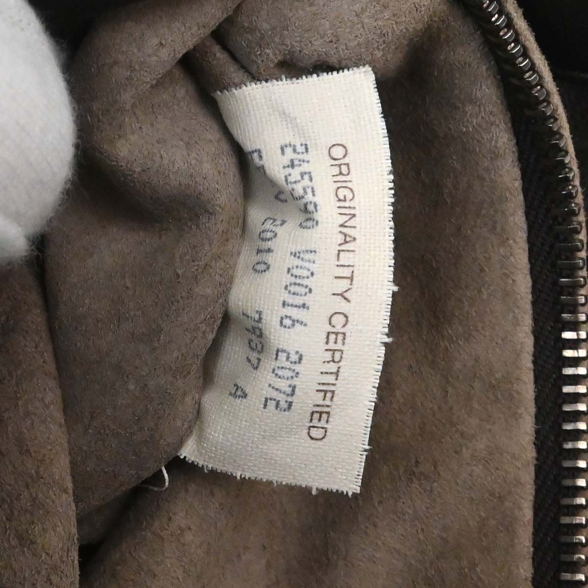 Bottega Veneta Brown Lambskin Intrecciato Shoulder Bag