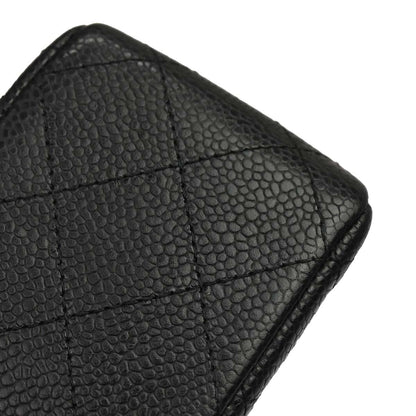 Chanel 2019 Black Caviar Medium Classic Double Flap Shoulder Bag