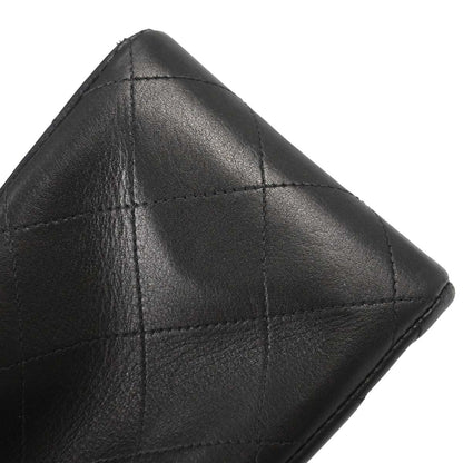 Chanel 1994-1996 Black Lambskin Maxi Classic Flap Shoulder Bag