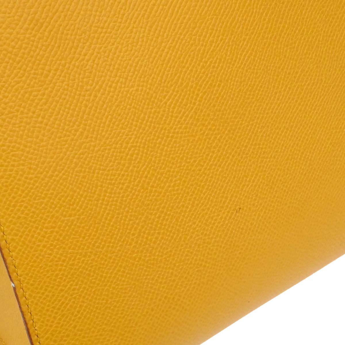 Hermes Jaune Courchevel Kelly 32 Sellier 2way Shoulder Handbag