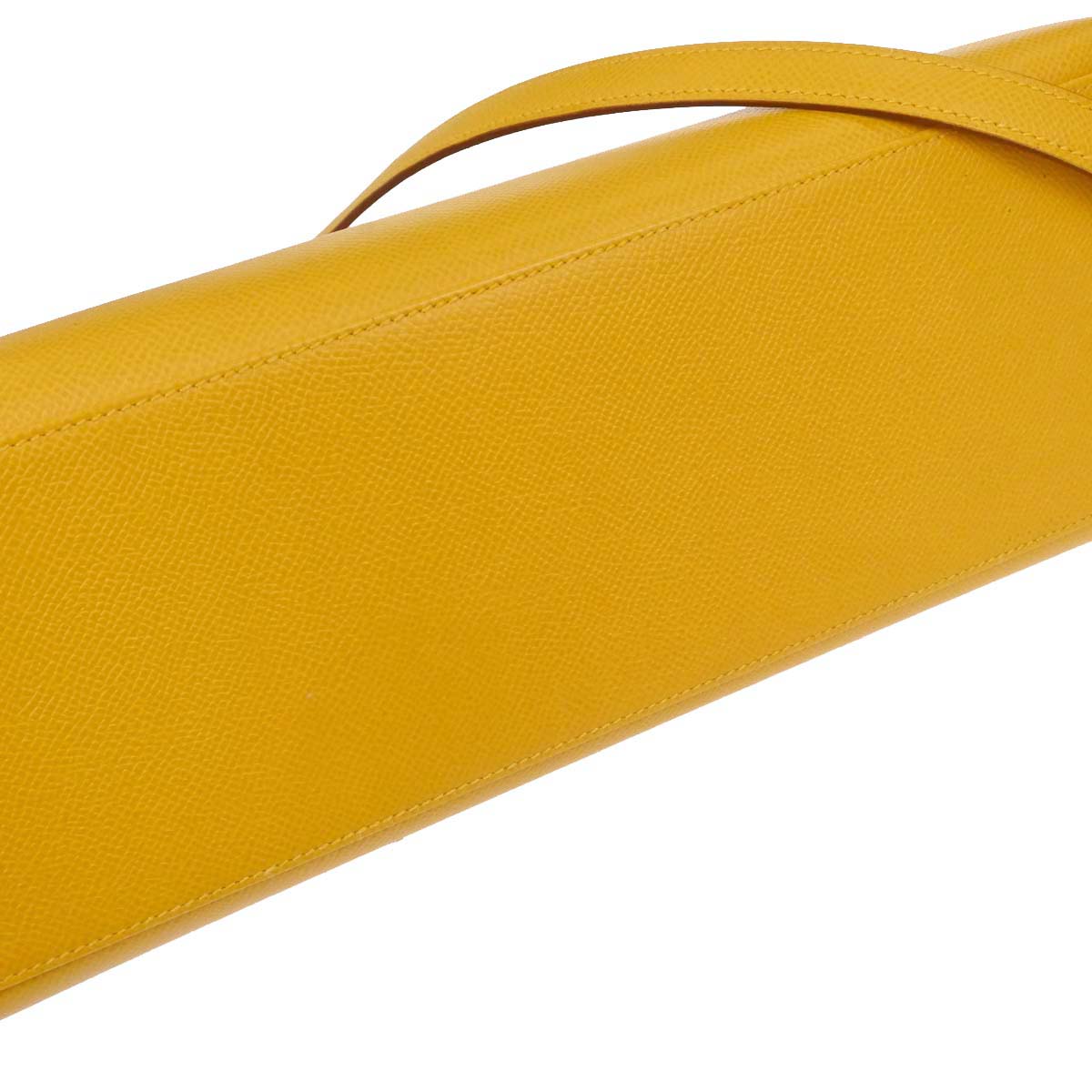 Hermes Jaune Courchevel Kelly 32 Sellier 2way Shoulder Handbag
