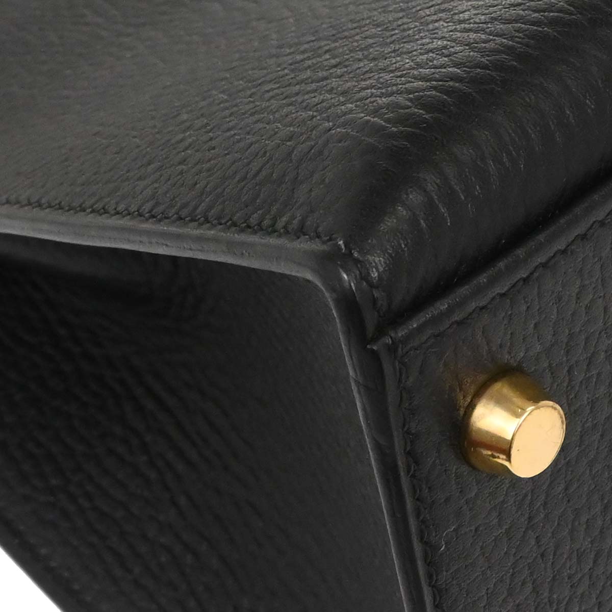 Hermes Black Ardennes Kelly 32 Sellier 2way Shoulder Handbag