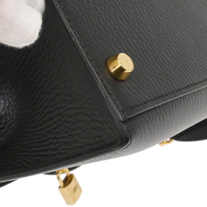 Hermes Black Ardennes Kelly 32 Sellier 2way Shoulder Handbag