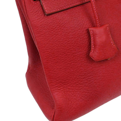 Hermes Rouge Vif Togo Kelly 32 Retourne 2way Shoulder Handbag