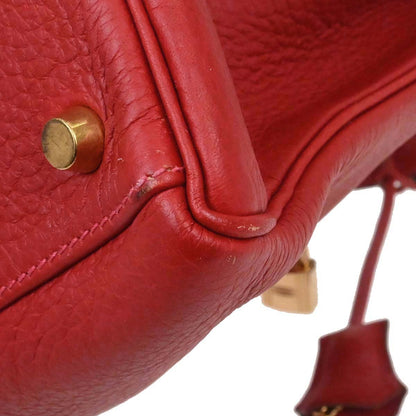 Hermes Rouge Vif Togo Kelly 32 Retourne 2way Shoulder Handbag