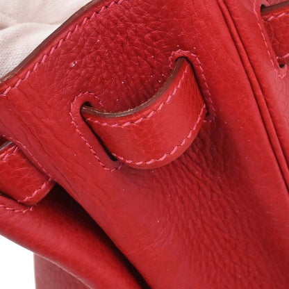 Hermes Rouge Vif Togo Kelly 32 Retourne 2way Shoulder Handbag