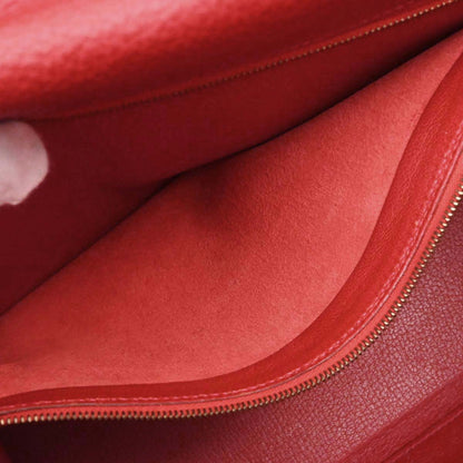 Hermes Rouge Vif Togo Kelly 32 Retourne 2way Shoulder Handbag