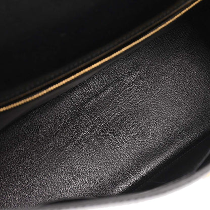 Hermes Black Box Calf Kelly 32 Retourne 2way Shoulder Handbag