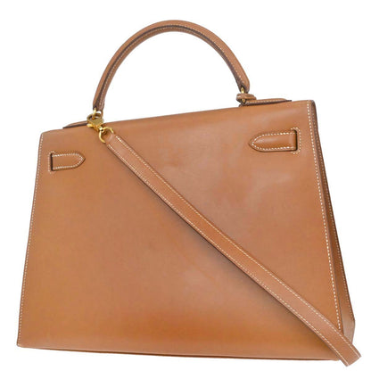 Hermes Natural Chamonix Kelly 32 Sellier 2way Shoulder Handbag
