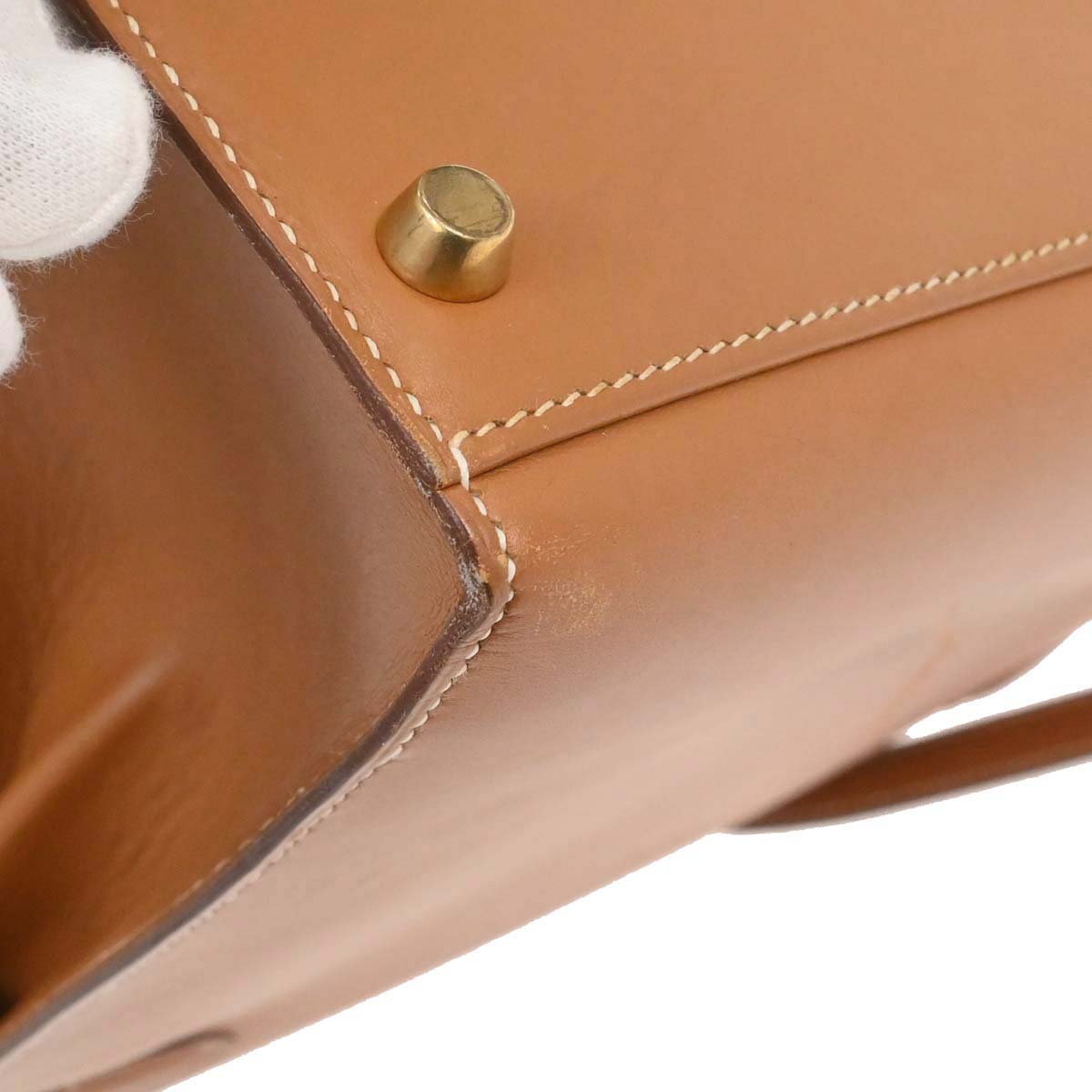 Hermes Natural Chamonix Kelly 32 Sellier 2way Shoulder Handbag