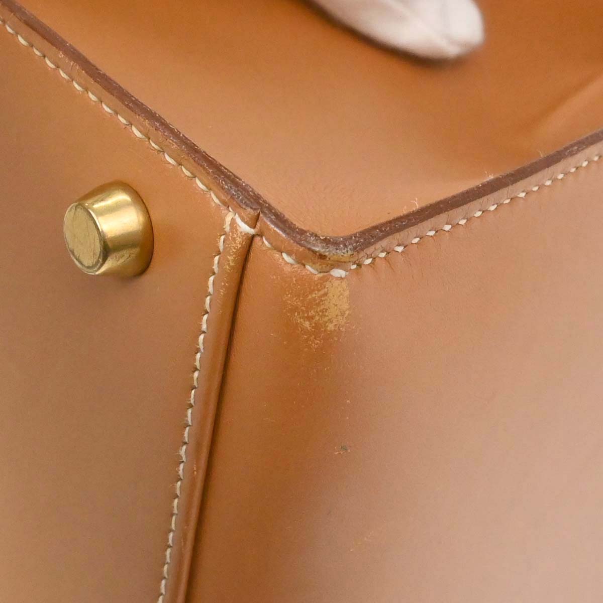 Hermes Natural Chamonix Kelly 32 Sellier 2way Shoulder Handbag