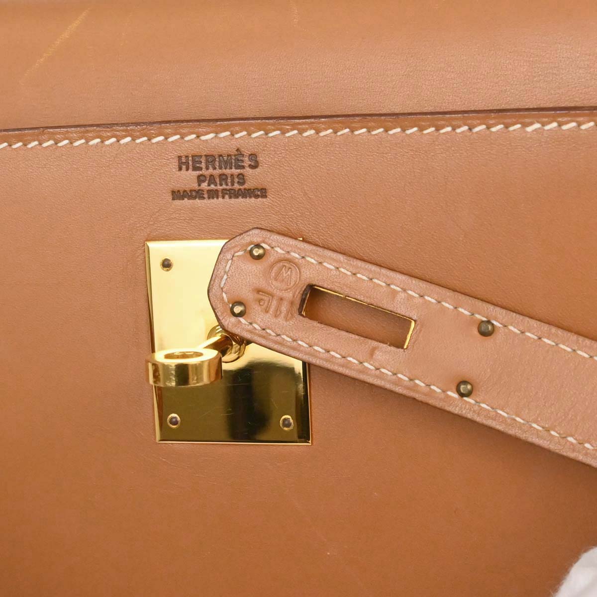 Hermes Natural Chamonix Kelly 32 Sellier 2way Shoulder Handbag