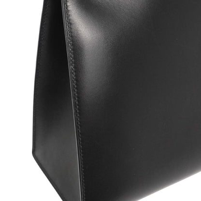 Hermes Black Box Calf Kelly 28 Sellier 2way Shoulder Handbag