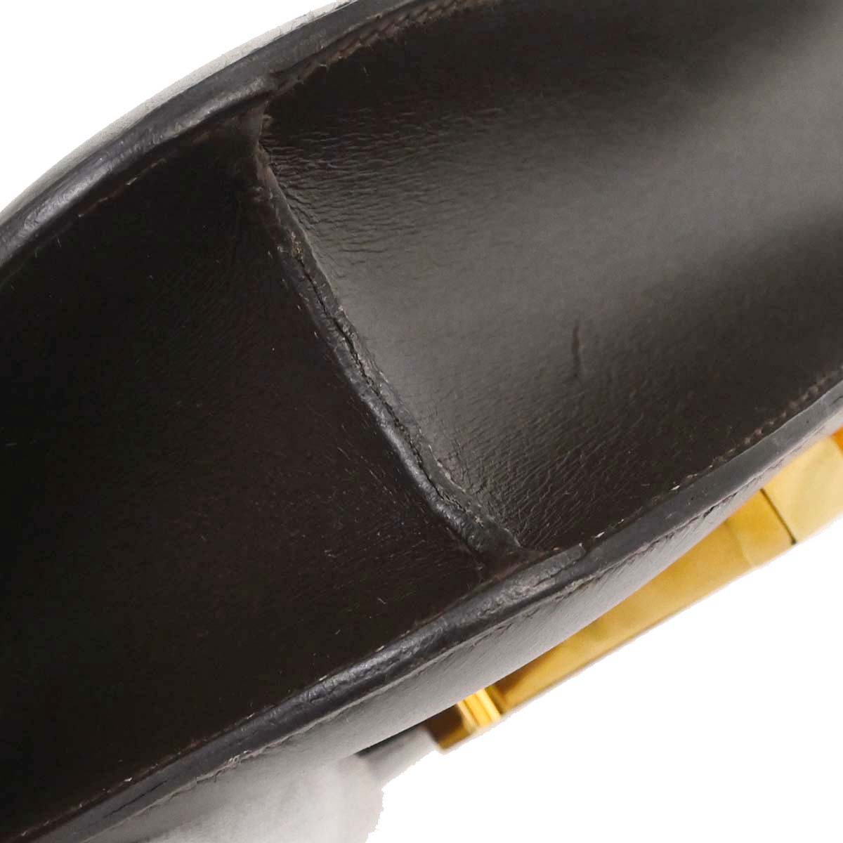 Hermes Ebene Box Calf Constance 23 Shoulder Bag