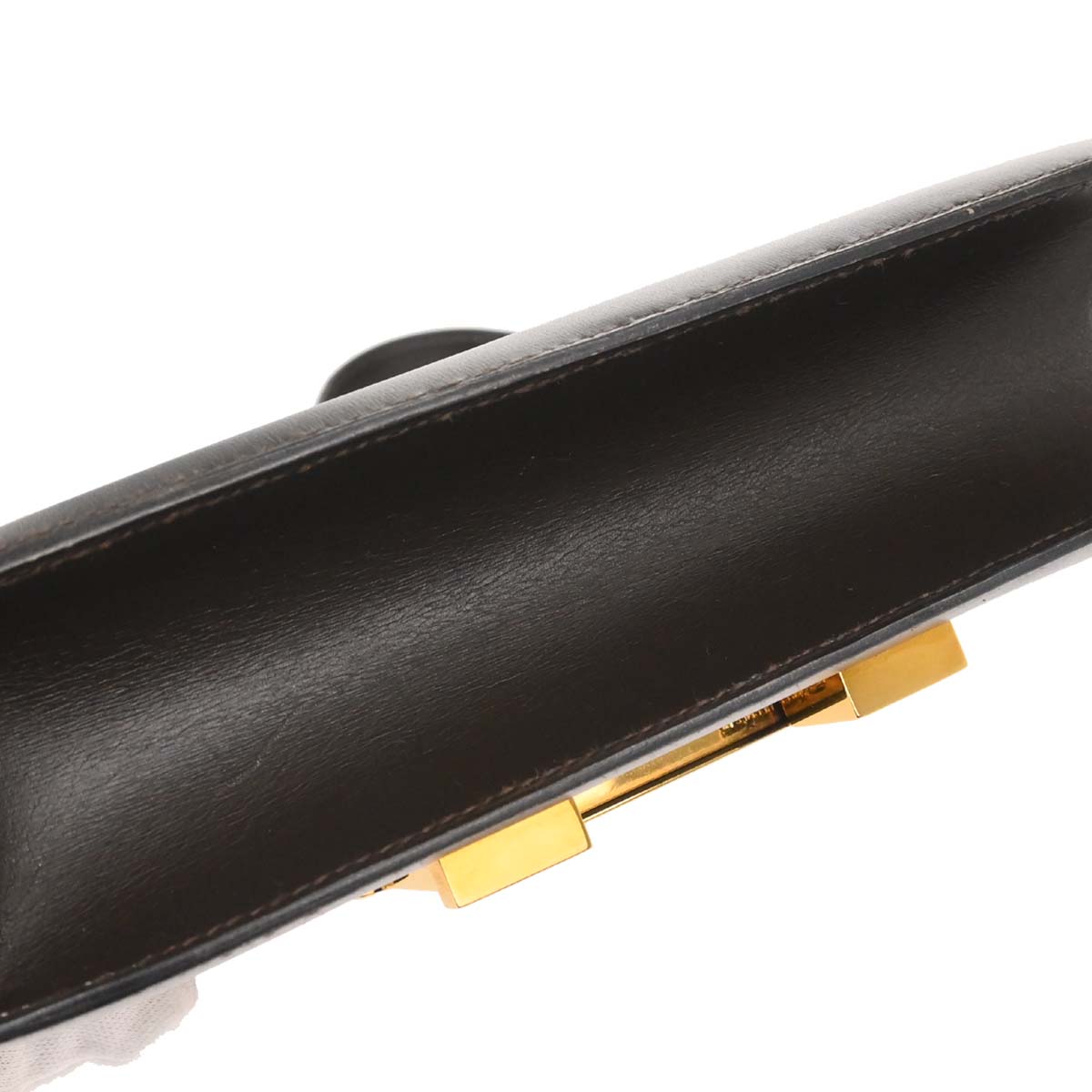 Hermes Ebene Box Calf Constance 23 Shoulder Bag