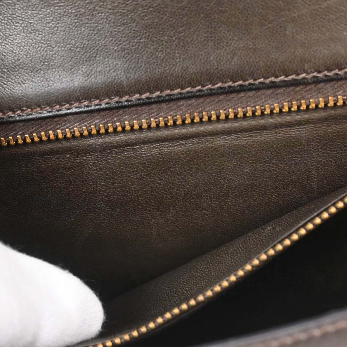 Hermes Ebene Box Calf Constance 23 Shoulder Bag