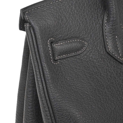 Hermes Graphite Togo Birkin 30 Handbag