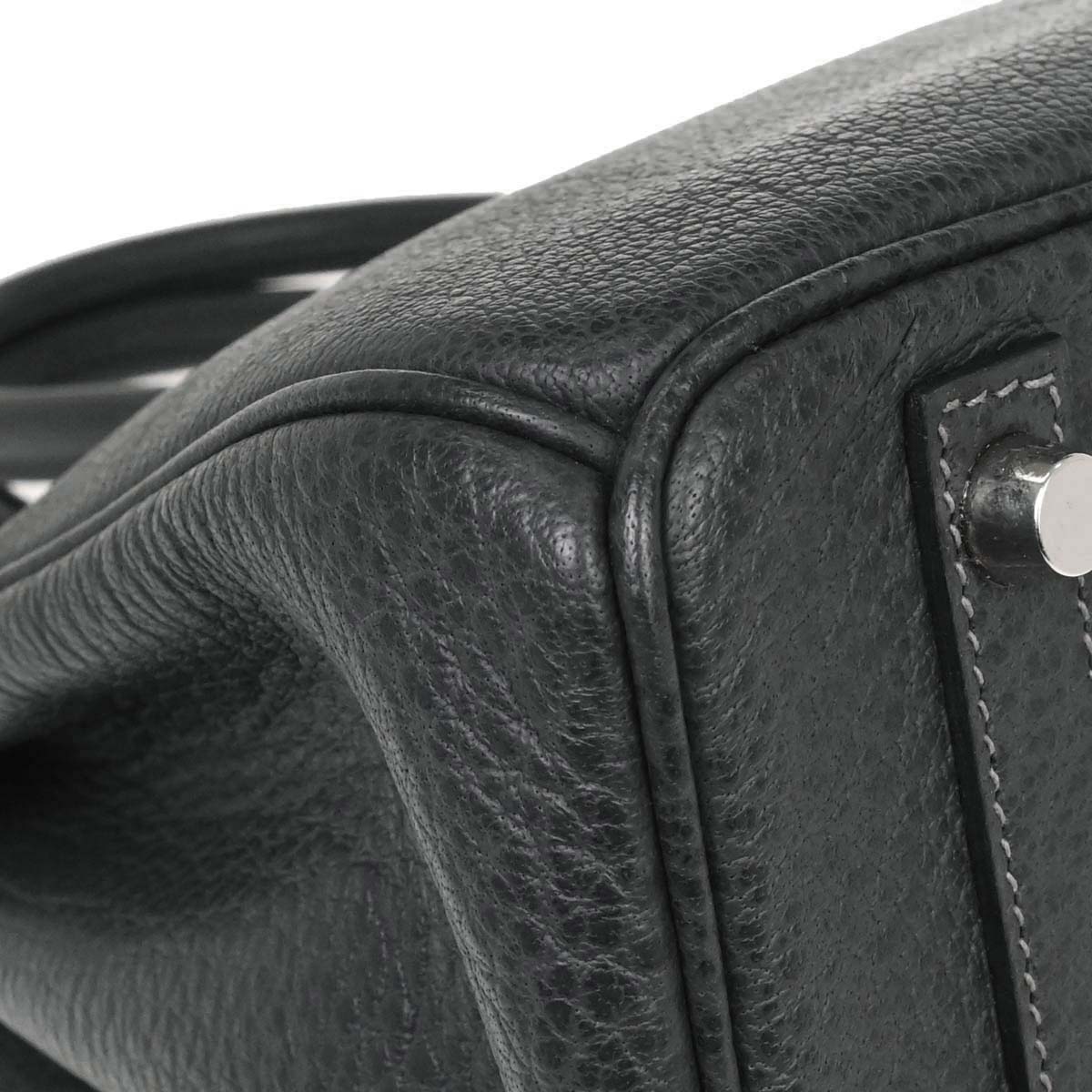 Hermes Graphite Togo Birkin 30 Handbag