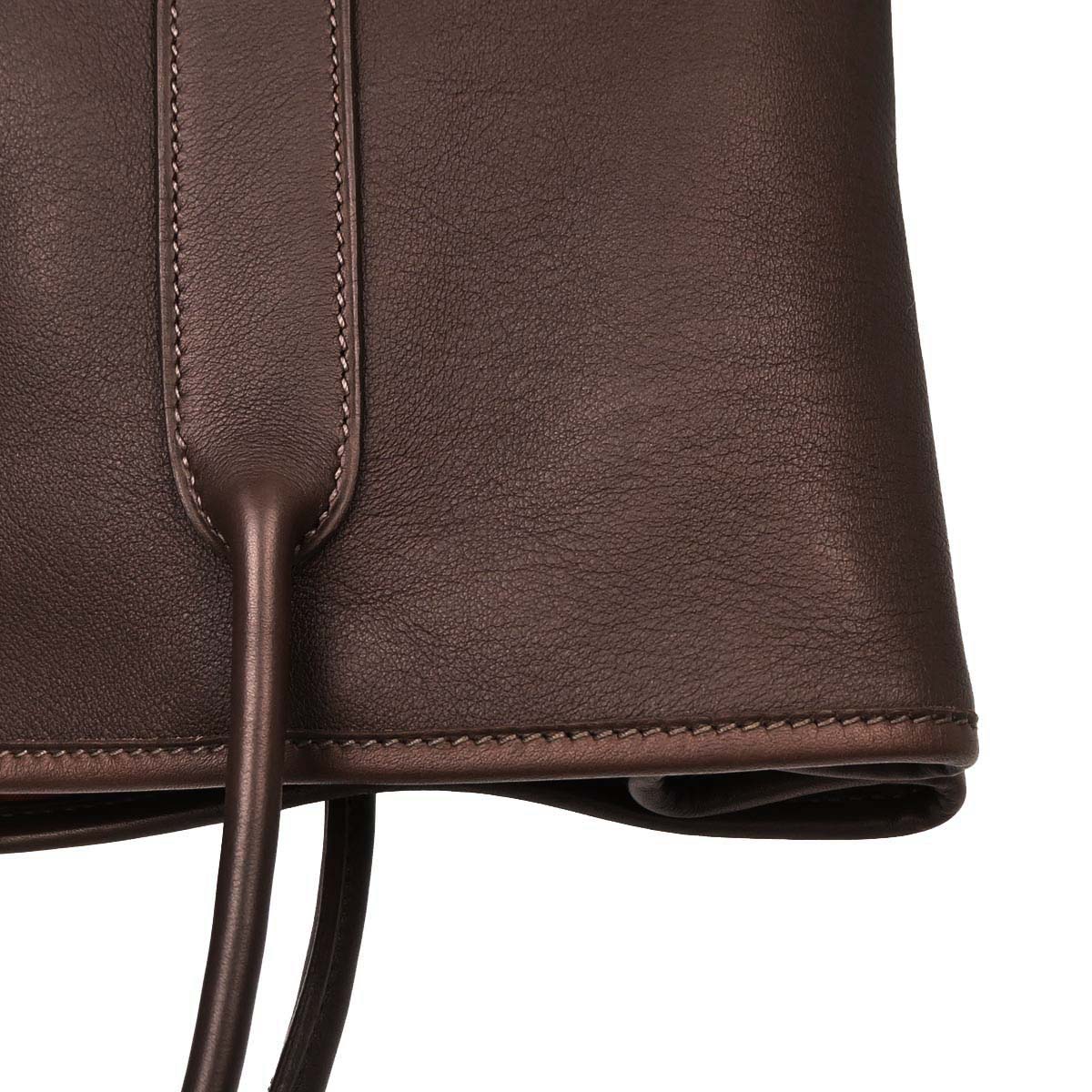 Hermes Havane Swift Garden Twilly 30 TPM Tote Handbag