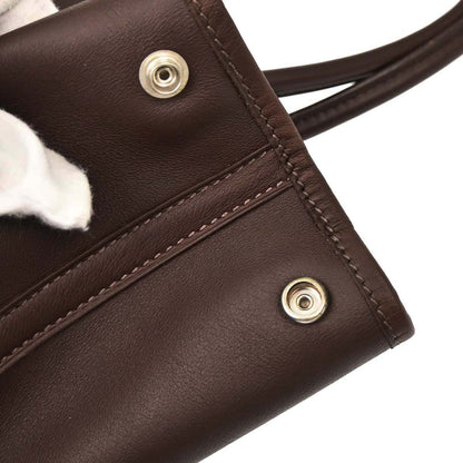 Hermes Havane Swift Garden Twilly 30 TPM Tote Handbag