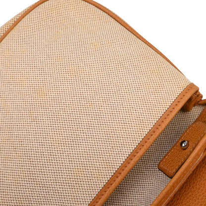 Hermes Natural Toile H Vache Liegee Sac Colorado MM Shoulder Bag