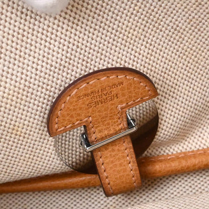 Hermes Natural Toile H Vache Liegee Sac Colorado MM Shoulder Bag