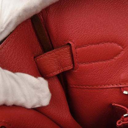 Hermes Rouge Casaque Togo Birkin 35 Handbag